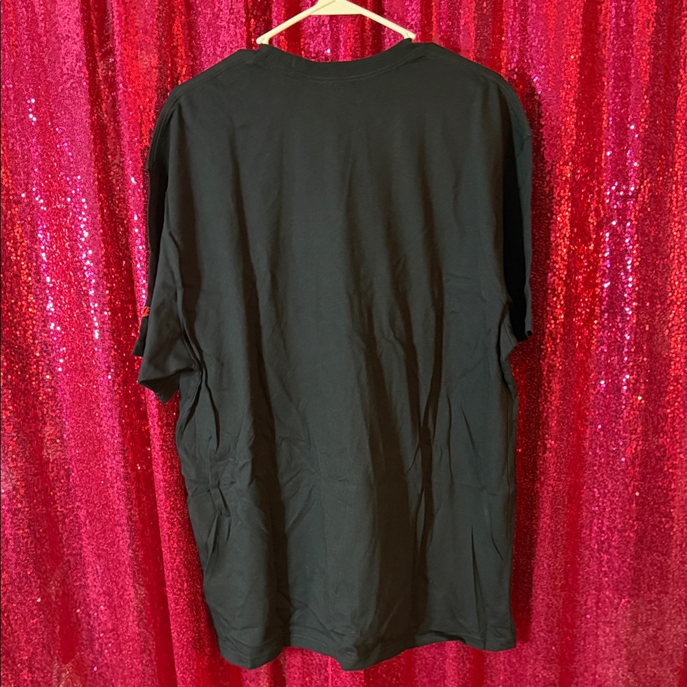 Nike Black Tee with Pink Dripping Sneaker Design - Picture 4 of 5